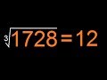 Finding cube roots of a given number - Prime factors