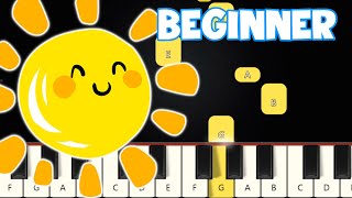 You Are My Sunshine - Folk Song | Beginner Piano Tutorial | Easy Piano screenshot 5