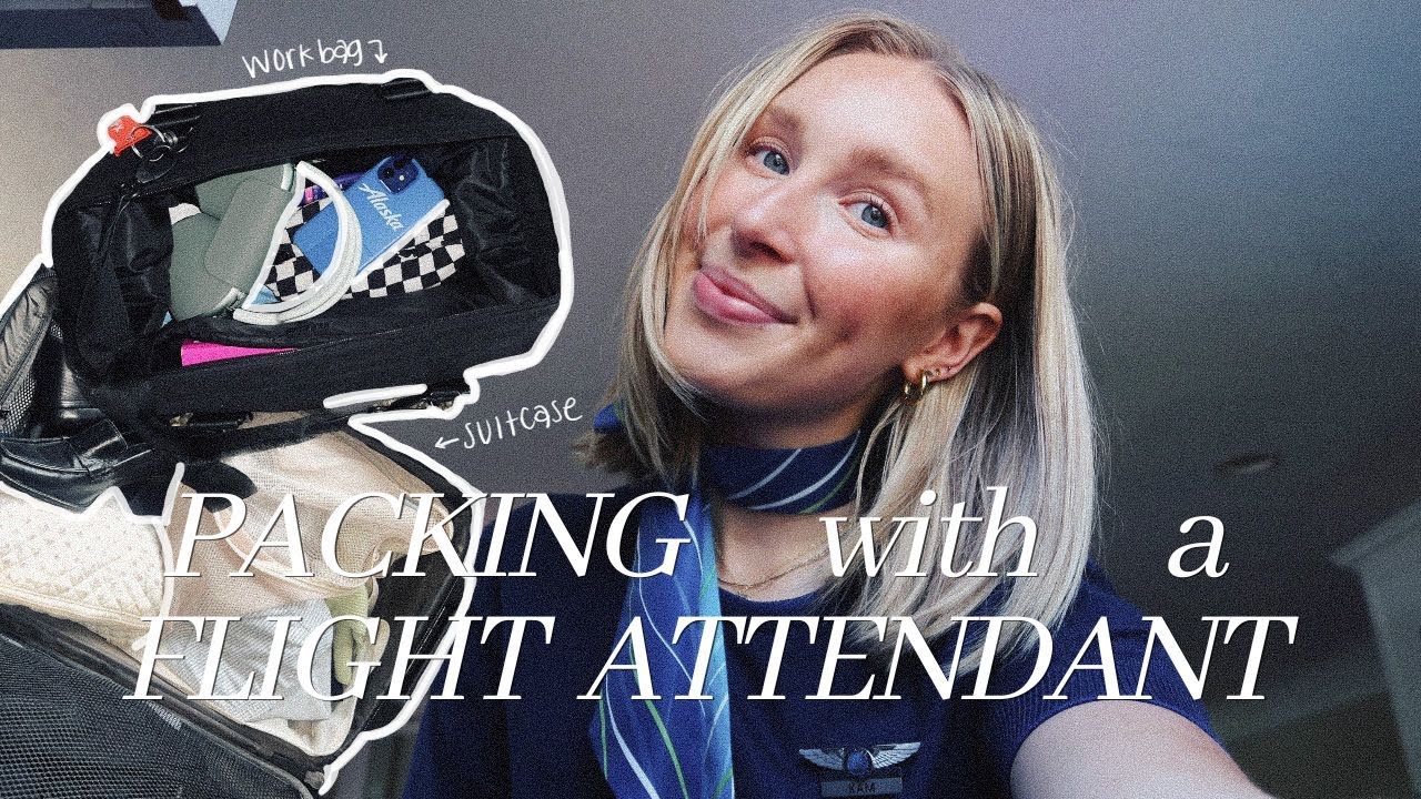 Что в моей рабочей сумке бортпроводника и как я живу на чемодане 🧳🌥🤍