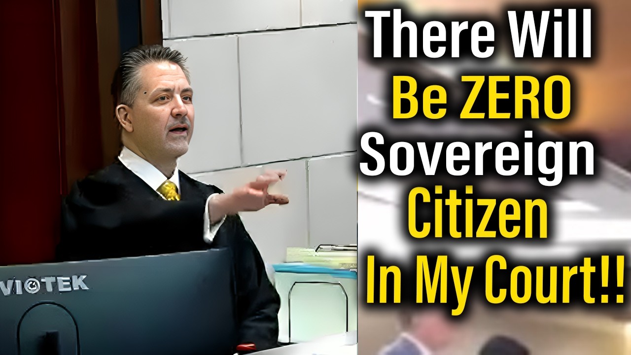 Savage Judge Completely SHUTS DOWN Sovereign Citizen In Court. PRO SE FAIL!!!