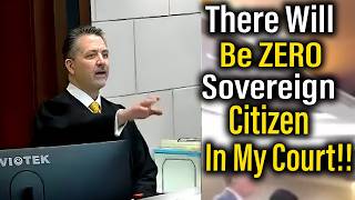 Savage Judge Completely SHUTS DOWN Sovereign Citizen In Court. PRO SE FAIL!!!