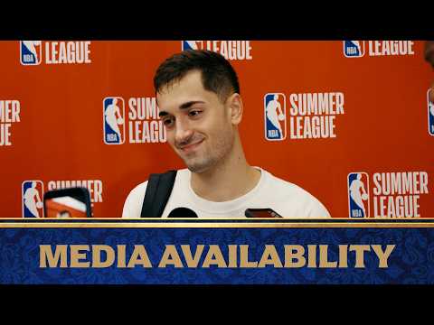 Joe Boylan, Sergio De Larrea & John Poulakidas | Summer League Media Availability vs OKC | 7/16/26