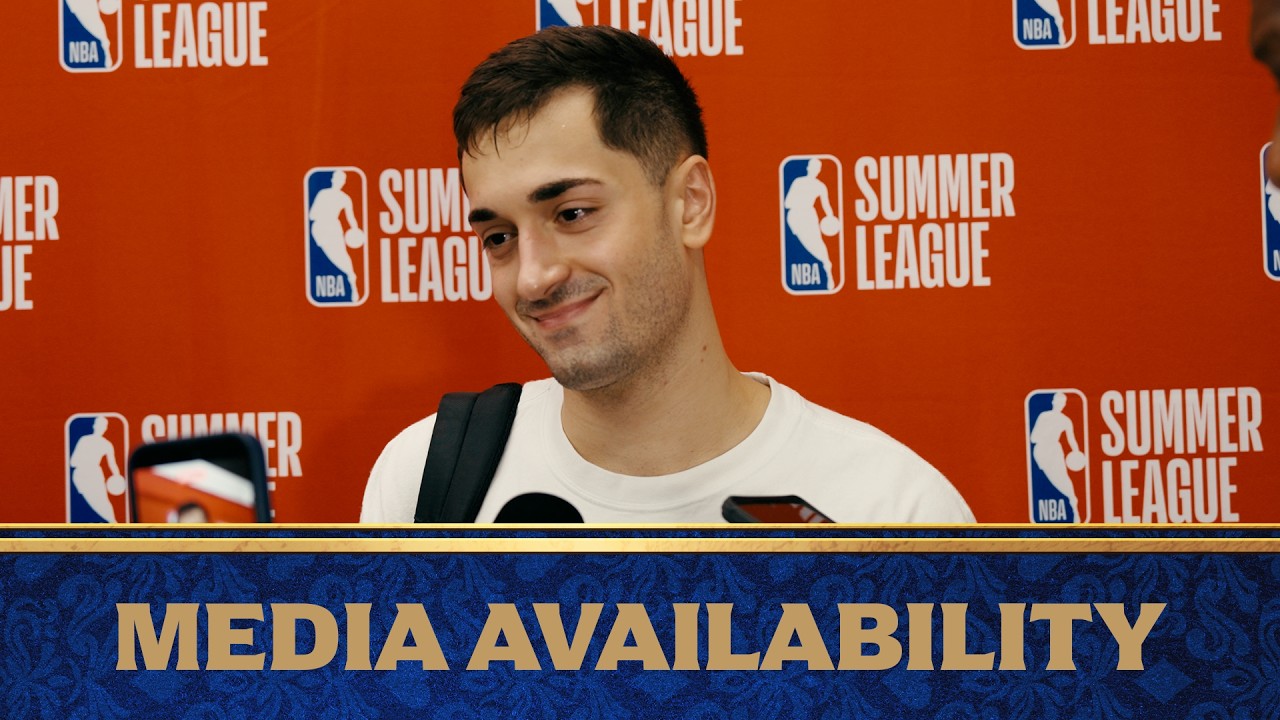 Joe Boylan, Sergio De Larrea & John Poulakidas | Summer League Media Availability vs OKC | 7/16/26