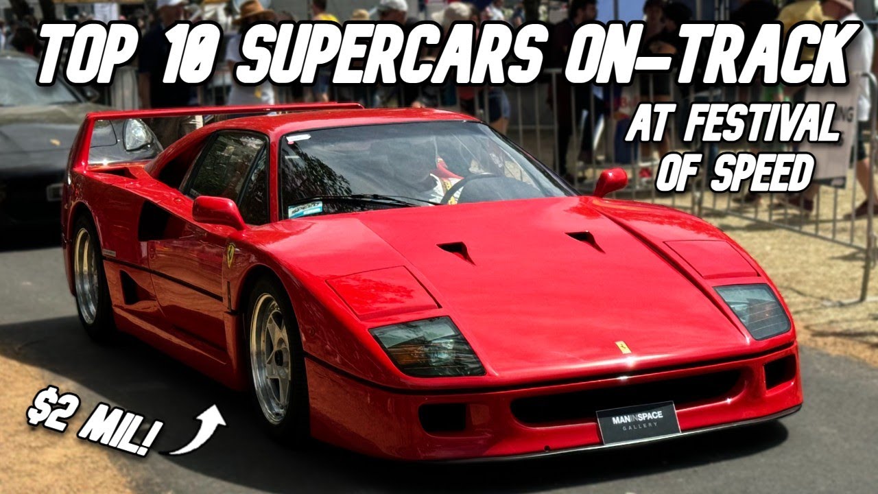 Top 10 Supercars, Hypercars and more at Canberra Festival of Speed 2024
