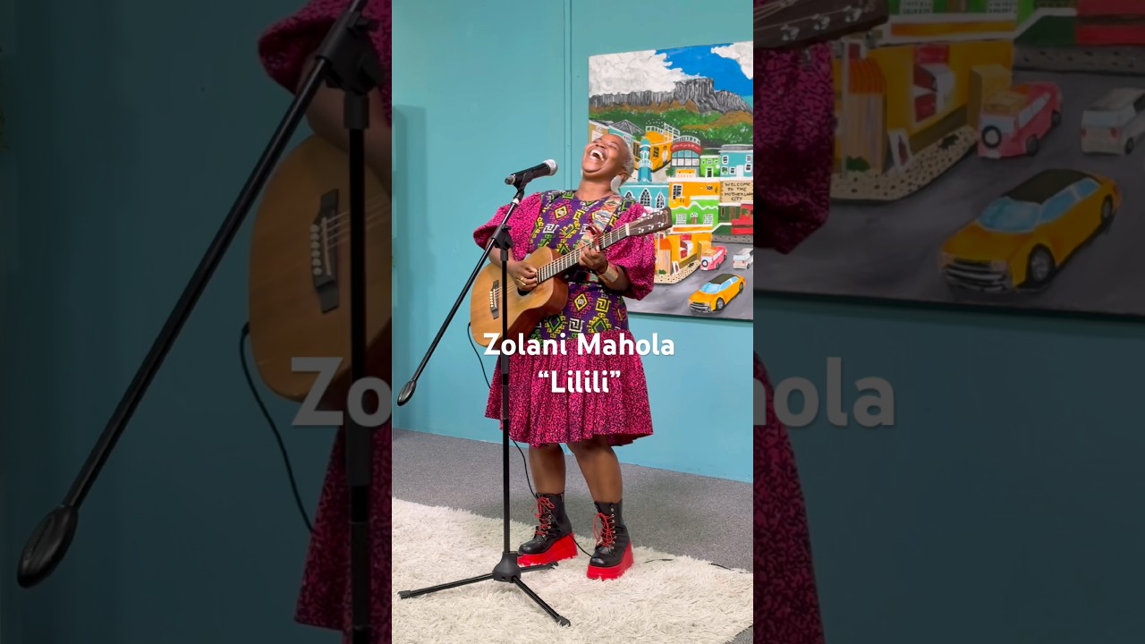 Zolani Mahola Performing the Exclusive “Lilili” on City Living at Cape Town TV.