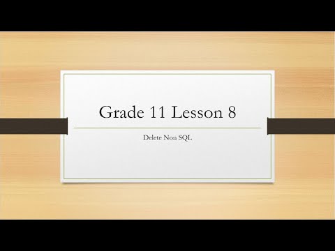 Delphi Grade 11 Delete Non SQL Ep 8