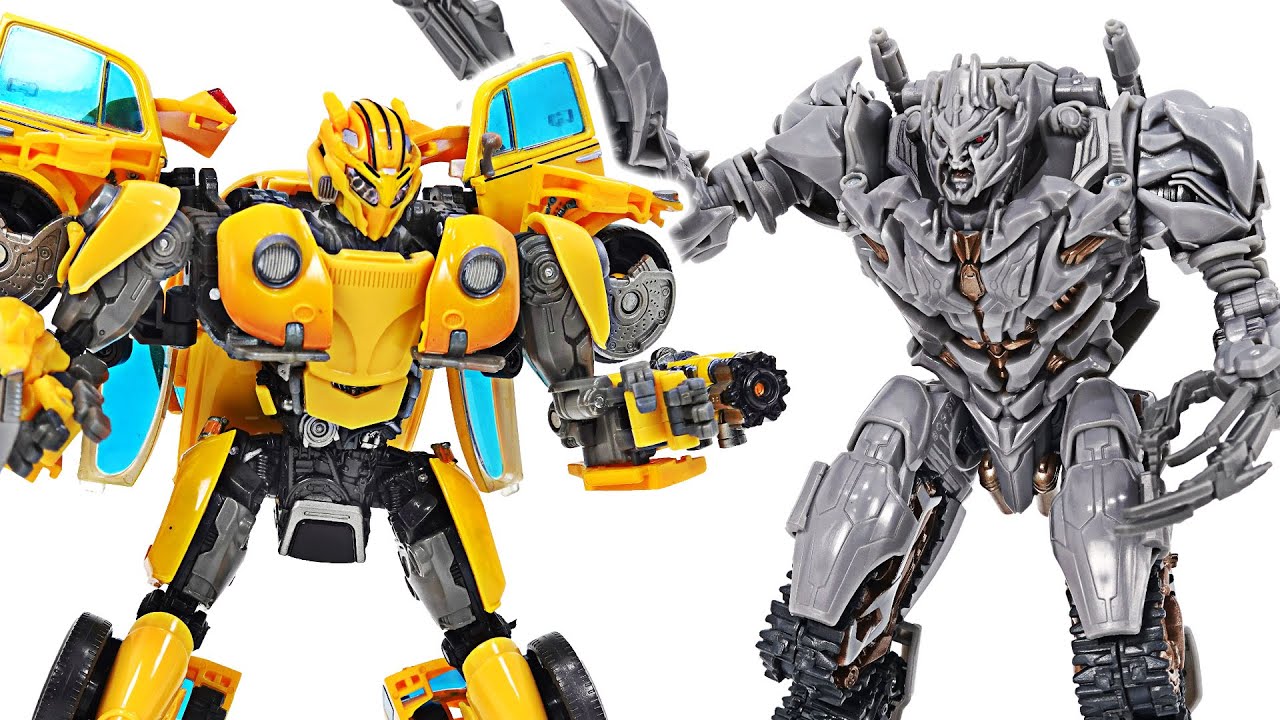 트랜스포머 범블비, 옵티머스 프라임 VS 메가트론 대결! | 두두팝토이