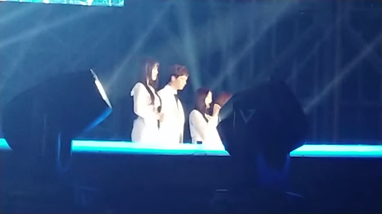 [FANCAM] 171225 SBS 가요대전 Jihyo Pyeongchang Olympics Song Collaboration Stage