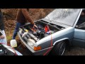 Starting Citroen BX with new engine