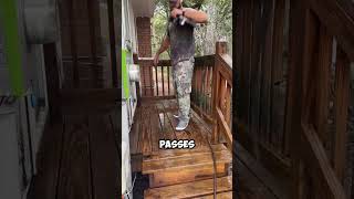 Restoring & Cleaning A Completely Rundown Property  #shorts #lawncare #oddlysatisfying