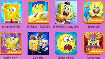 SpongeBob SquarePants,Sponge Frenzy,SpongeBob Movie,SpongeBob Krusty,Sponge Run,SuperBrawl