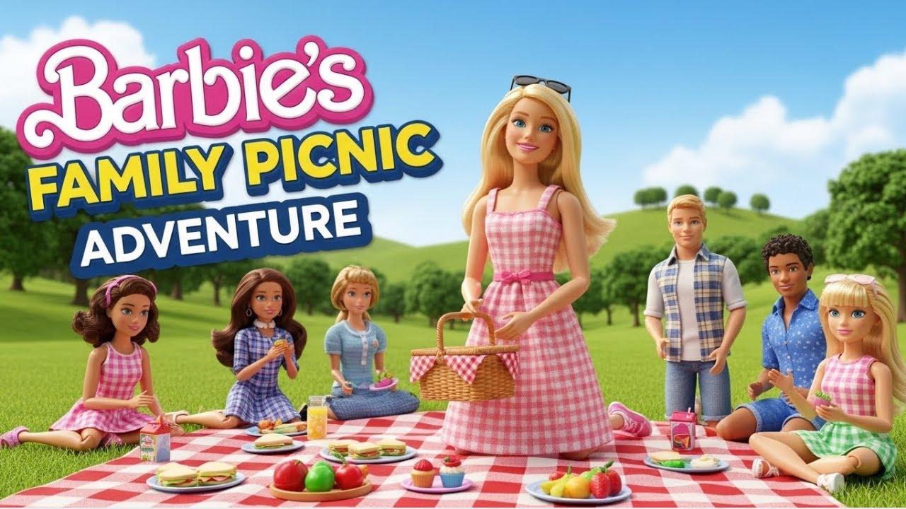 Barbie’s Family Picnic Adventure - Barbie Story for kids 