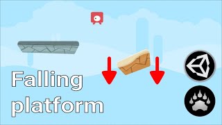how to make platform to fall after player jump