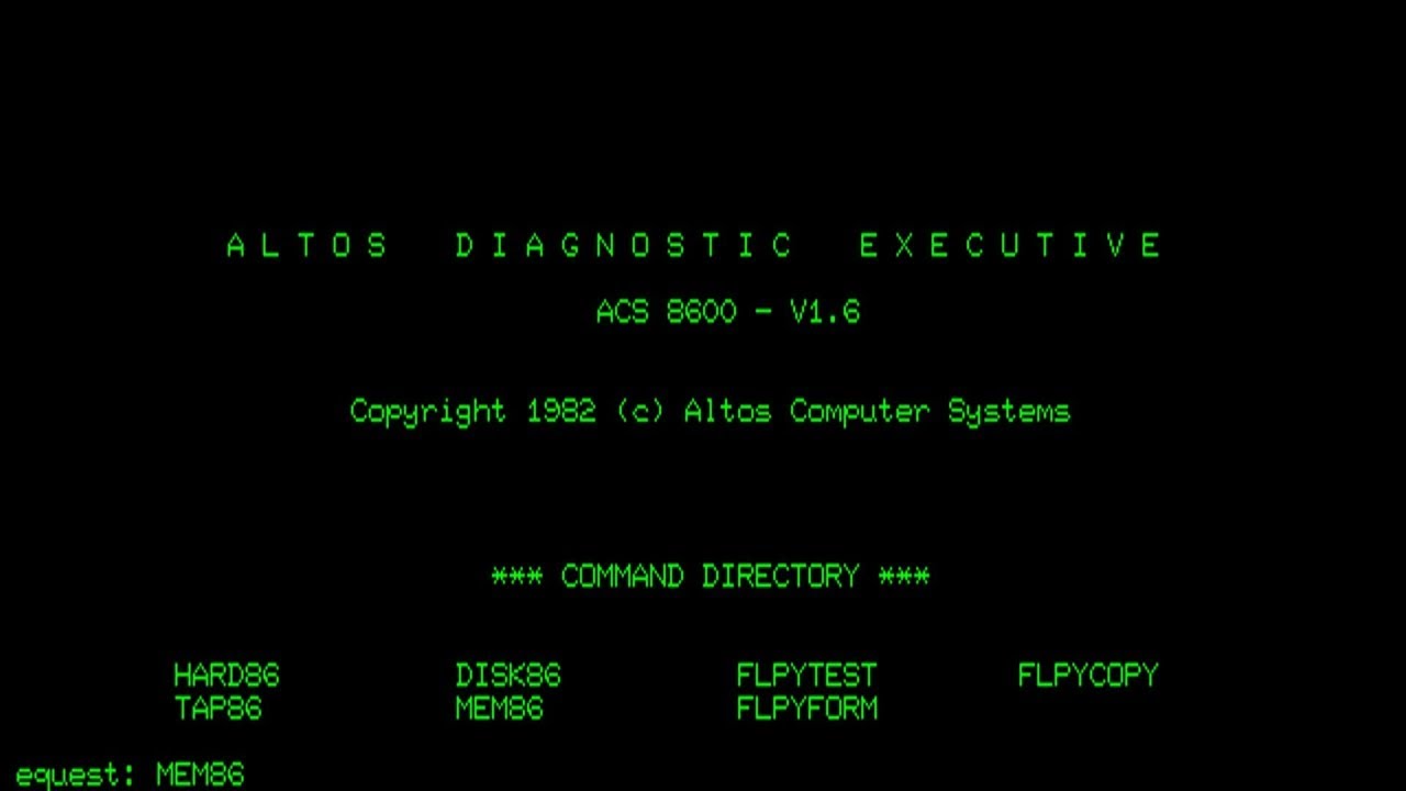 Altos Computer Systems ACS8600 (1981) - YouTube