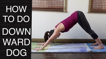 How to Do Downward Facing Dog - Yoga Pose Tutorial (Part 1 Vinyasa Essentials Tutorial Series)