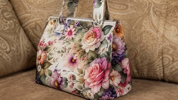 ⭐ How to Easily Sew a DIY Stylish Handbag. Sewing Tips and Tricks for Beginners (Part #149)