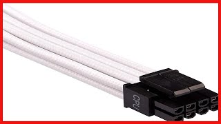 CORSAIR Premium Individually Sleeved PSU Cables Starter Kit – White, 2 Yr Warranty, for Corsair PSUs