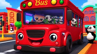 Wheels on the Bus | Fun Learning Song for Kids | ABC, Counting &amp; Colors | STEM Preschool Education”