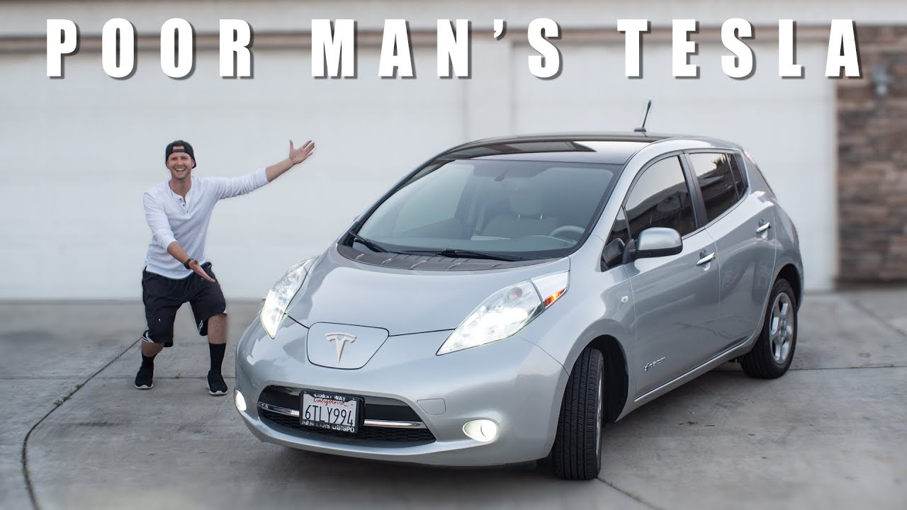 I Made my Nissan Leaf look like a Tesla Because I Can't Afford One