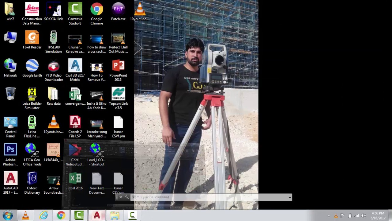 How Transfer The Topographic Or As Built Excel File With Code Description In Autocad YouTube