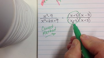 Classic Mistake - Simplifying Algebraic Fractions