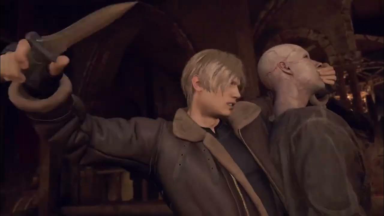 Wine Cellar Key RE4 Remake hardcore handgun and knife only no