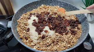 Minimum ingredients GRANOLA / Easy, healthy and delicious recipe