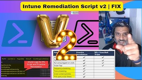 Intune Remediation Script v2 | FIX