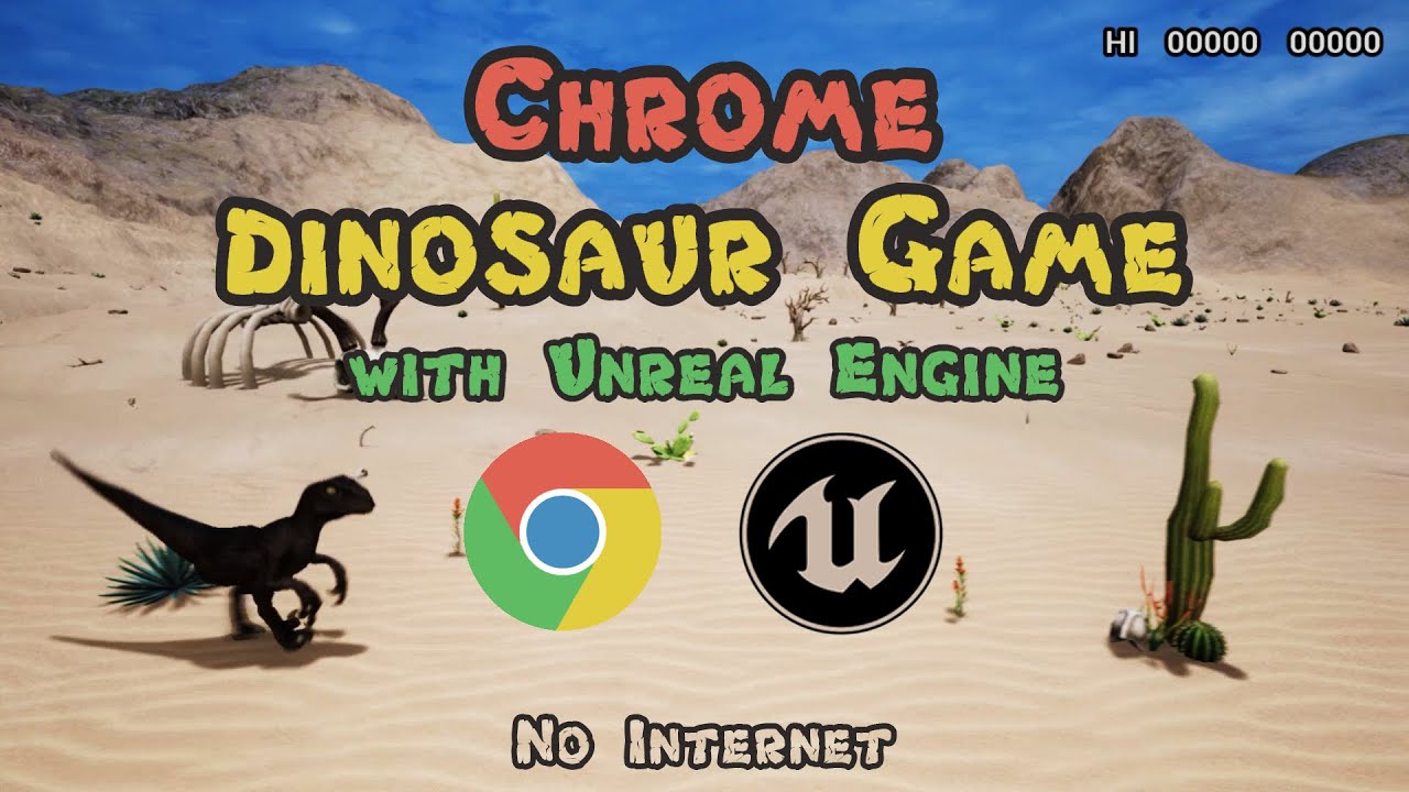 Play No Internet Dinosaur Game (Google Chrome Dino) game free online