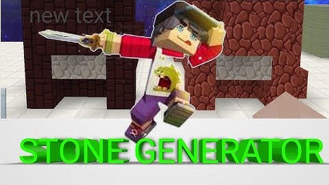 How to make stone generator in SKYBLOCK (BLOCKMAN GO)
