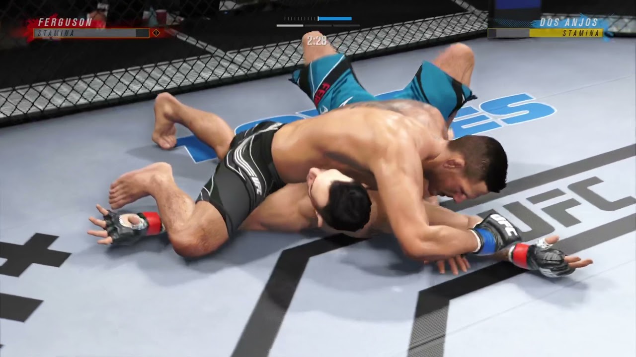 High level grappling in ranked UFC 4