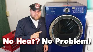 Frigidaire Electrolux Dryer Won't Heat - How to Find and Fix a Stackable Frigidaire Dryer
