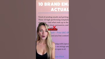 🔥 10 Brand Email Templates That Actually Get Replies – UGC Creator Edition