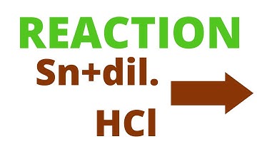 Tin(Sn)+Dilute hydrochloric acid (HCl).The Balanced chemical Equation between Ti and dil.HCl