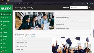 Salem U Online Orientation - Navigating Blackboard