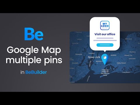 Google Map Multiple Pins - #1 Flexbox Website Builder for WordPress