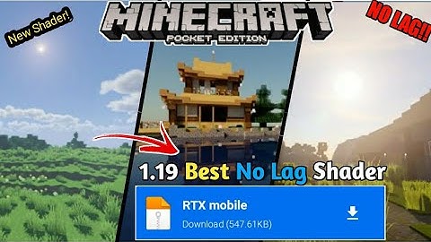 TOP 1 SHADERS MCPE SUPER REALISTIC 1.19 !! NO LAG, SUPPORT LOW DEVICE !! Minecraft