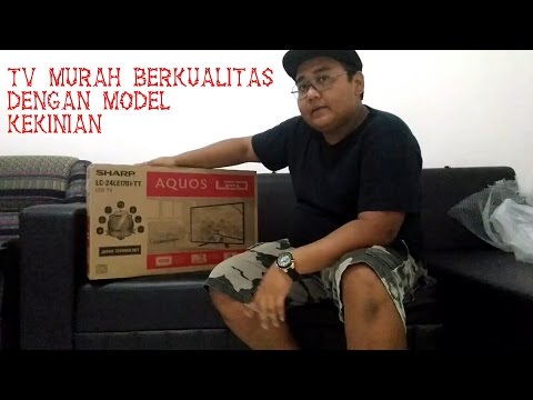 UNBOXING LED TV SHARP 24 INCH