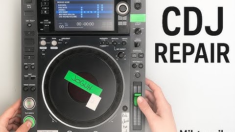 Pioneer CDJ-2000 Nexus 2 – Play & Cue Buttons and Fader Repair | Miktroniks