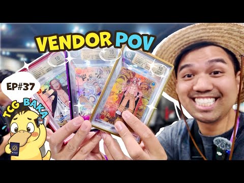 Spending 100k+ on one piece TCG | West Coast Card Show | One Piece TCG Vendor POV EP 37