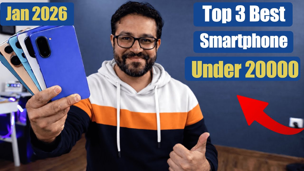 Top 3 Best Phone Under 20000 in Jan-feb 2026 I best 5g mobile under 20k ...