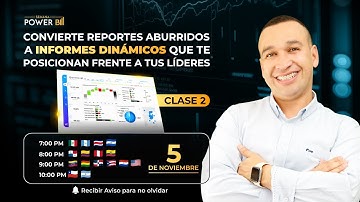 Clase 2 - Convierte reportes aburridos a informes dinámicos que te posicionan frente a tus líderes