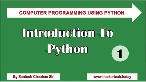 Python Tutorial For Beginner