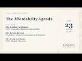 Chairman Scott Leads Committee Hearing on "The Affordability Agenda"