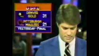 1984-4-14 Denver Gold @ Pittsburgh Maulers Highlights (USFL Week 8)