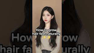 How to grow hair fast naturally aesthetic korean beautytips rosecreations