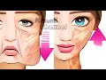 FACE LIFTING EXERCISES for Jowls & Laugh Lines! (Nasolabial Fold)