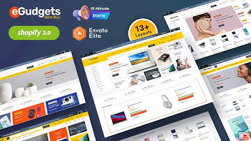 eGudgets Shopify 2.0 Theme - TemplateTrip