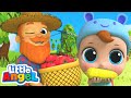 Yum Yum Vegetables | Little Angel | Sing Along Songs for Kids | Moonbug Kids Karaoke Time