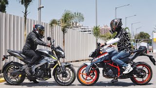 Bajaj Pulsar NS400 vs 2024 Duke 390 | First Time on Youtube!